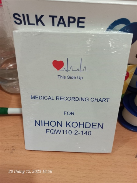 Giấy điện tim 6 cần Nihon Kohden FQW 110 - 2 - 140 (Malaysia) 2