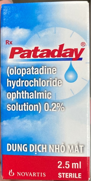 Dung dịch nhỏ mắt Pataday Drop 0,2% Alcon 2,5ml - Novartis/Mỹ