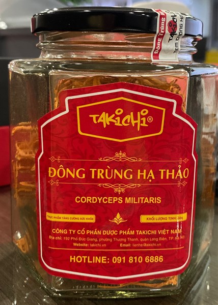 Đông trùng hạ thảo 50g (Cordyceps Militaris) - Takichi