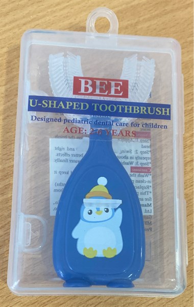 Bàn chải hình chữ U hiệu Bee (Dành cho trẻ từ 2-6 tuổi) - Hàn Quốc/Imexco