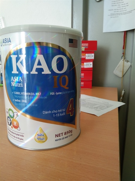 Sữa Nutri Kao IQ - 4 850g (Dành cho trẻ từ 1 -15 tuổi) - Asia