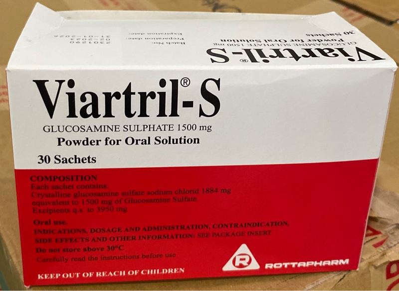 Viartril - S 1500mg (Hộp 30 gói) - Thụy sỹ