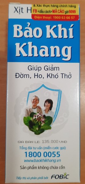Xịt họng Bảo khí khang 30ml - PP Fobic