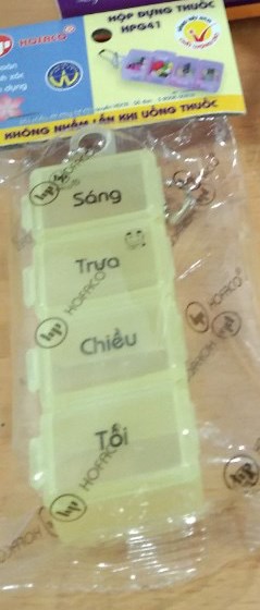 Hộp chia liều thuốc hàng ngày - Healthy Beauty