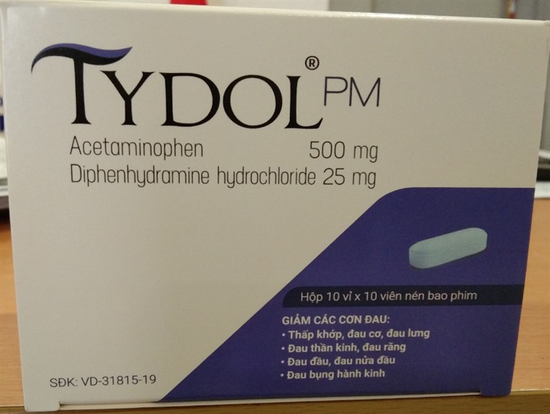 Tydol PM (Giảm đau) (Hộp 10 vỉ x 10 viên) - OPV