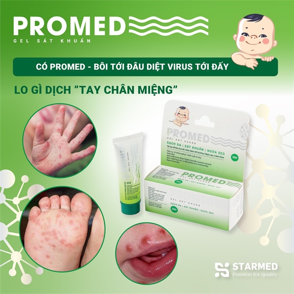 Gel sát khuẩn Promed 30g - Starmed