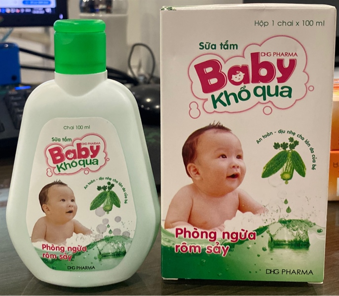 Sữa tắm Baby khổ qua 100ml - Hậu Giang