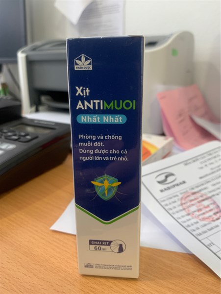 Xịt Antimuoi Nhất nhất 60ml - Nhất Nhất