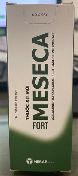 Thuốc xịt mũi Meseca (Lọ 60 liều xịt) - Merap (Lọ)