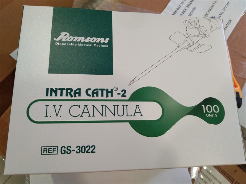 Kim luồn tĩnh mạch Romsons G20 (Có cánh, có cửa) - India