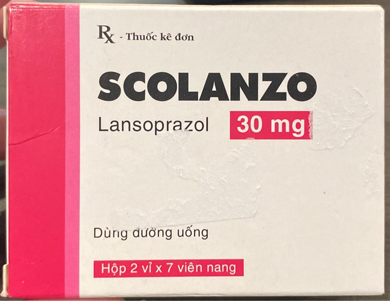 Scolanzo (Lansoprazol 30mg) (Hộp 2 vỉ x 7 viên) - Tây Ban Nha