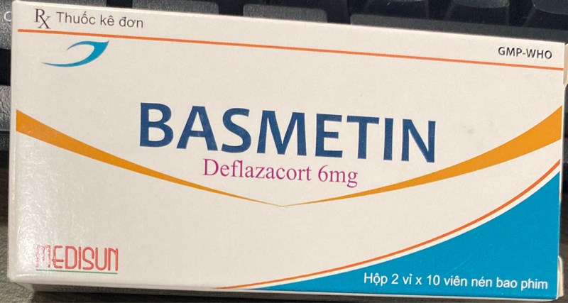Basmetin (Deflazacort 6mg) (H*2vỉ*10viên) - Medisun