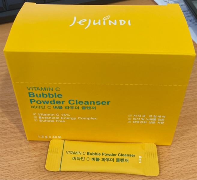 Sữa rửa mặt Vitamin C Bubble Powder Cleanser (Hộp 30 gói x 1,3g) - Korea
