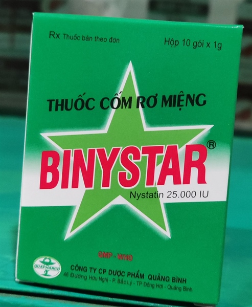 Cốm rơ miệng Binystar 1g (H*10gói) - Quảng Bình