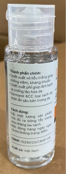 Decumar Sample 30ml (Nước tẩy trang cho da mụn) - CVI 2