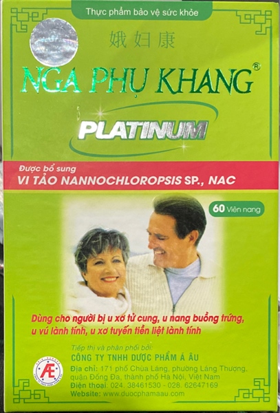 Nga phụ khang Platinum (Lọ 60 viên) - NPP Á Âu