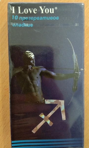 Bao cao su I love you các màu (Hộp 10 cái) - Russia/Nga 2