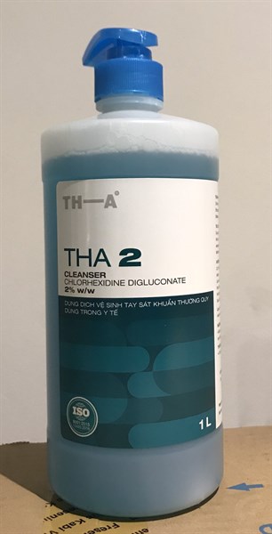 THA 2 Dung dịch vệ sinh tay sát khuẩn thường quy (Chai 1lit) - Tân Hương/VN