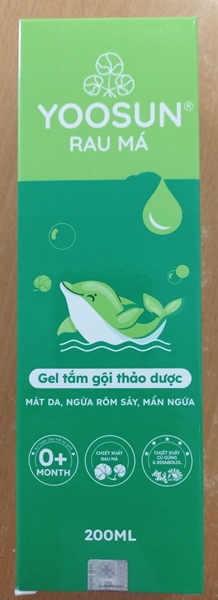 Gel tắm gội thảo dược Yoosun rau má 200ml - Đại Bắc