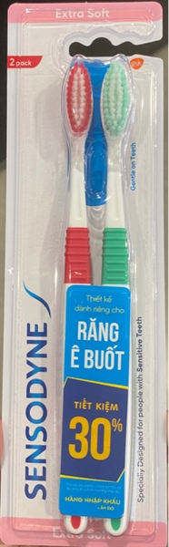 Bàn chải đánh răng Sensodyne (Bộ 2 cái)