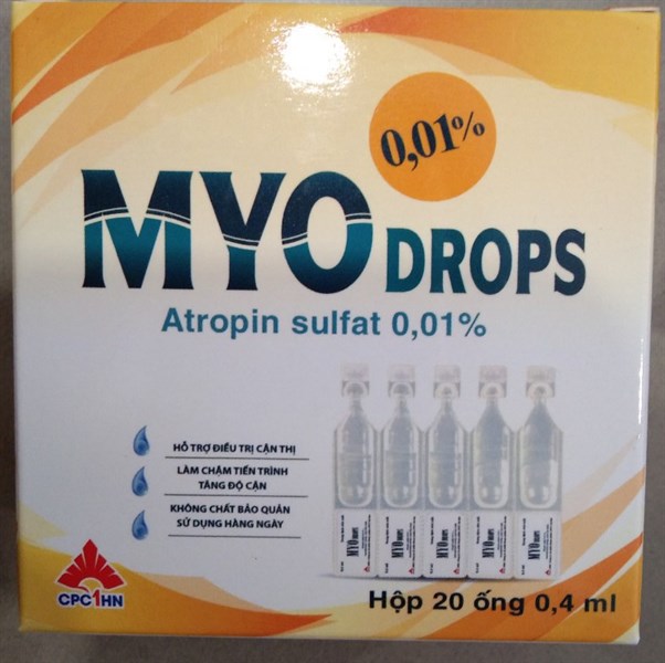 DD nhỏ mắt Myodrops (H*4vỉ*5ống 0,4ml) - CPC1 Hà Nội