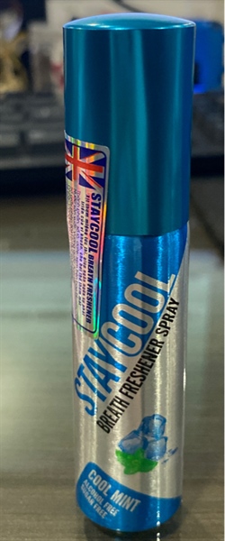 Xịt thơm miệng Staycool Cool mint - Húng chanh (Hộp 10 lọ x 20ml) - UK/ EU VISION 2