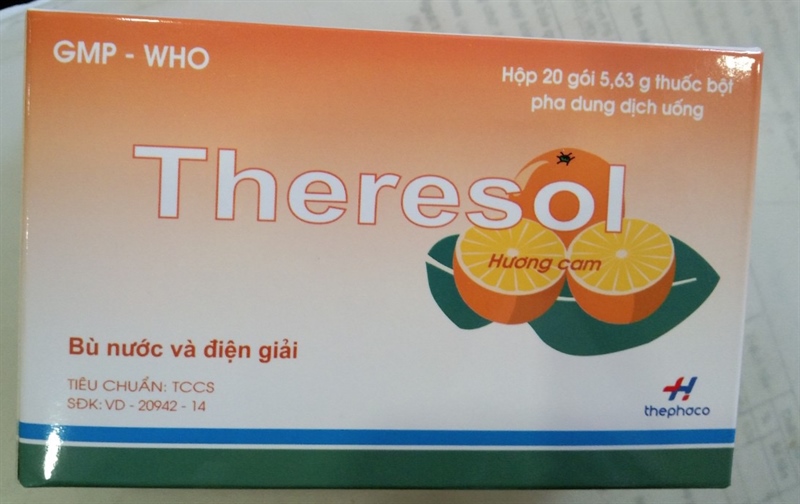 Theresol (Bù nước và điện giải) (Hộp 20 gói) - Thanh Hoá