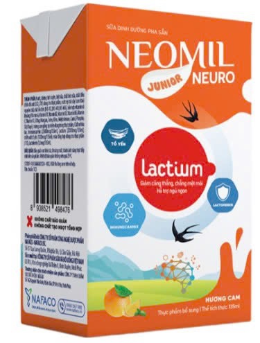 Sữa Neomil Neuro Junior vị cam 135ml - Nafaco
