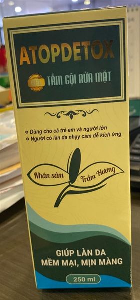 Gel tắm gội rửa mặt Atopdetox 250ml - Sayobe/Bantra