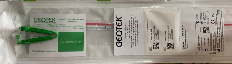 Ống thông niệu quản JJ 7Fr x 26cm - Sonde JJ