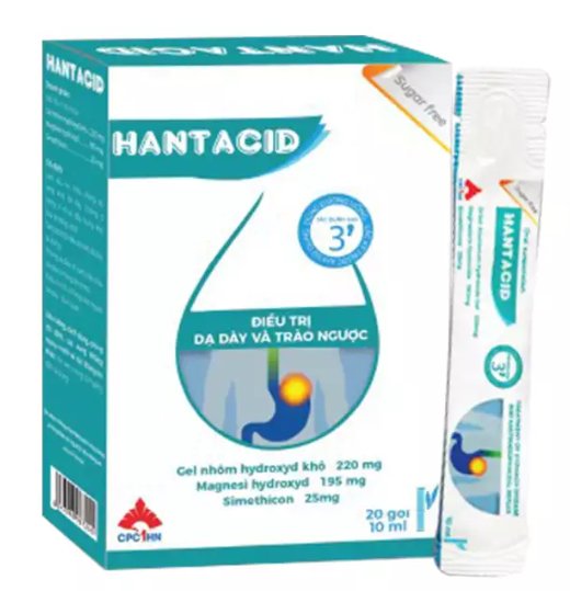 Hantacid (Điều trị dạ dày và trào ngược) - (Hộp 20 gói x 10ml) - CPC1