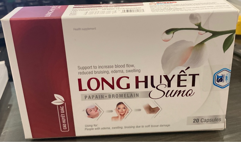 Long huyết Sumo (Hộp 2 vỉ x 10 viên) - Santex