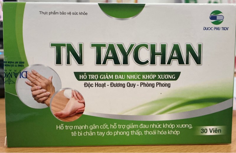 TN TAYCHAN (Tê nhức tay chân) (Hộp 3 vỉ x 10 viên) - Diamond Pháp