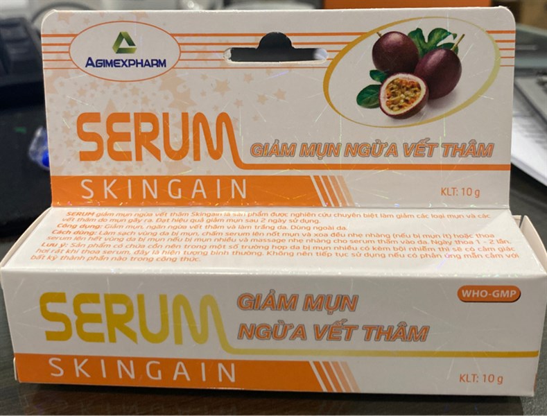Serum Skingain 10g hỗ trợ giảm mụn, ngừa vết thâm (tub 10g) - VN (Tecoma) 2