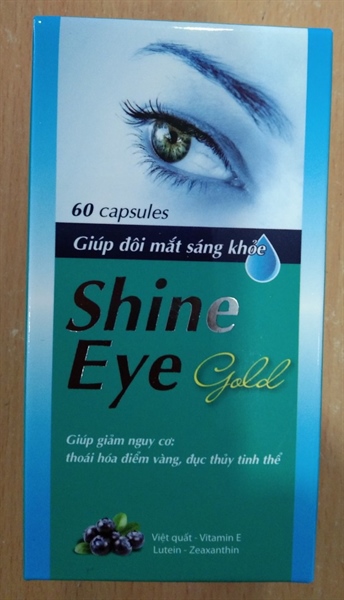 Viên bổ mắt cao cấp Shine Eye Gold (Lọ 60 viên) - Vshine