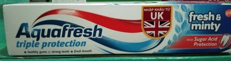 Kem đánh răng Aquafresh Fresh & Minty 100ml - Glaxo