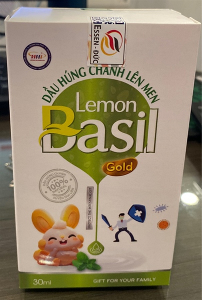 Dầu húng chanh lên men Lemon Basil Gold 30ml - Hoàng Hải Phát (KHÔNG XUẤT)