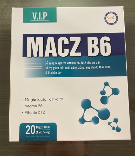 Macz B6 (Hộp 20 ống x 10ml) - HHP (KHÔNG XUẤT)