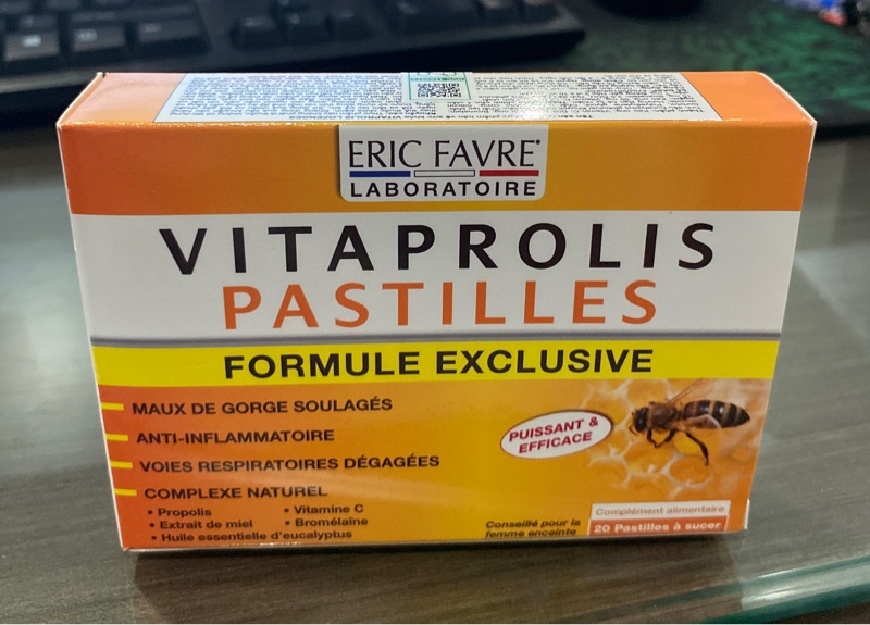Vitaprolis Lozenges (Giúp làm giảm ho) (Hộp 2 vỉ x 10 viên ngậm) - France