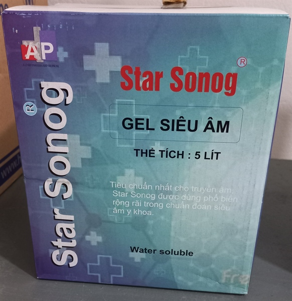 Gel siêu âm (STAR SONOG) 5 lít/Can - CTCPDP và TBYT An Phú