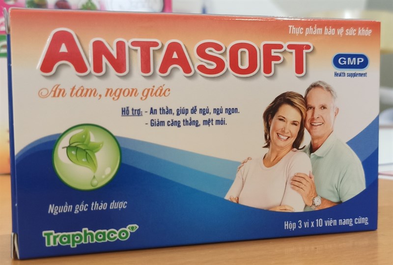 Antasoft (An tâm - ngon giấc) (H*3vỉ*10viên) - Traphaco