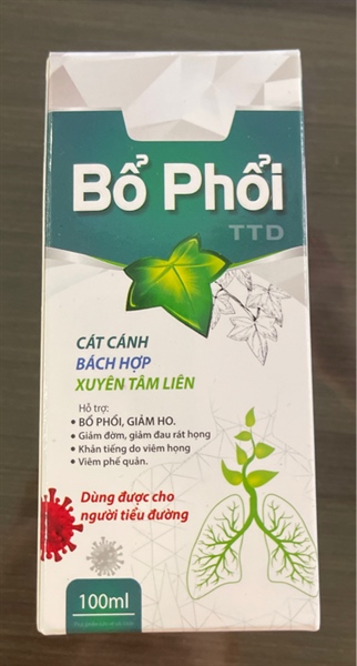 Siro Bổ Phổi TTD (Chai*100ml) - HHP