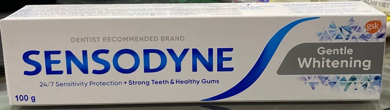 Kem đánh răng Sensodyne ( trắng sáng ) Whitening 100g - Thái lan