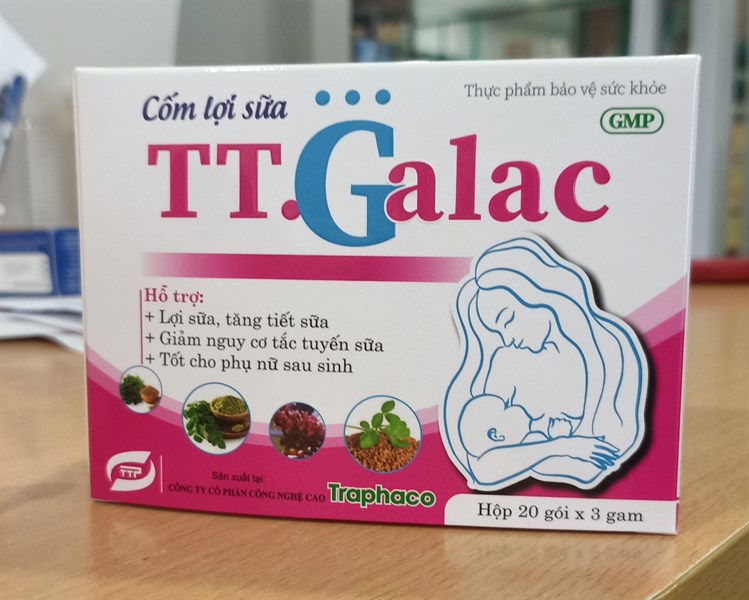 Cốm lợi sữa TT Galac (H*20gói*3g) - Traphaco