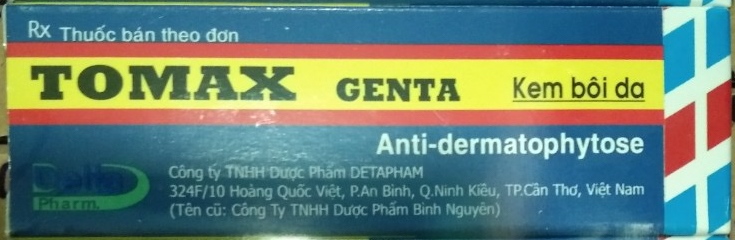 Tomax genta 6g (Kiện 280 tub) - Detapham