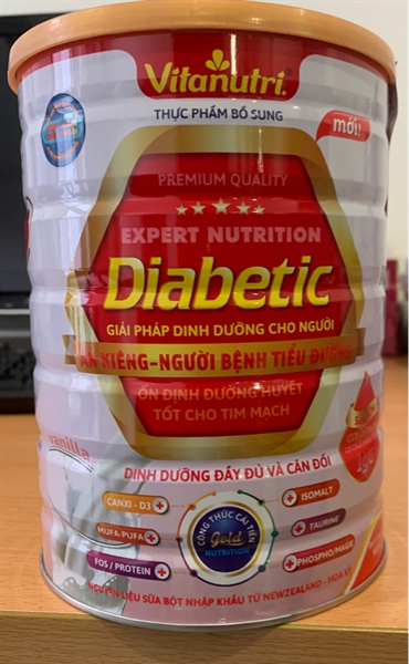 Vitanutri Diabetic (Dinh dưỡng dành cho người bệnh tiểu đường) 900g - Hoàng Trung Kha