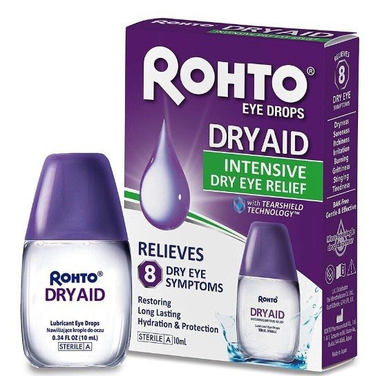 Dung dịch nhỏ mắt Rohto Dry Aid Eye Drops 10ml - Rohto