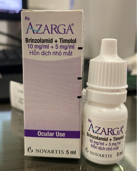 Hỗn dịch nhỏ mắt Azarga 5ml - Bỉ (Lọ)
