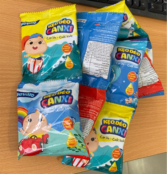 Kẹo dẻo canxi Heviho (Dây*10gói) - Thái Minh