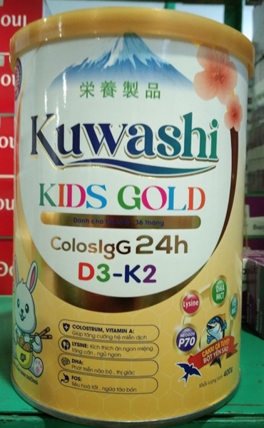 Kuwashi Kids gold 400g (SP phát triển toàn diện, dành cho trẻ từ 6 tháng tuổi tới 36 tháng tuổi) - Capital Milk/VN